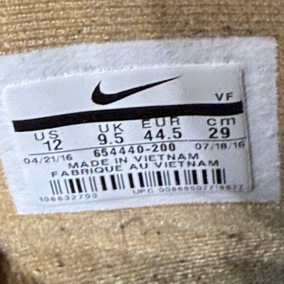 Nike Air Force One AF1 High Premium Womens Athletic Shoes Size 12 US 654440-200 - Picture 6 of 8